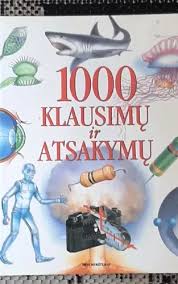 1 000 klausimų ir atsakymų. Skaityta. Stovis geras. Iplyses virselis